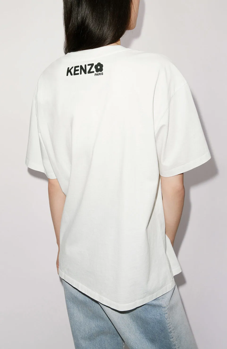 Kenzo BOKE FLOWER 2.0 University Jungle Team 'BOKE FLOWER' T-SHIRT Color: Black Tibetan Blue White Size: M L XL XXL Three Standards Style Number: K 53